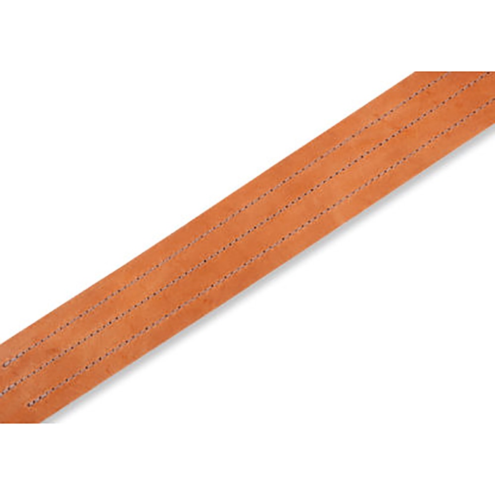 Levy's Leathers MV217TS-TAN-BRN Classics Series Triple Stitch Complimentary Guitar Strap, Tan & Brown