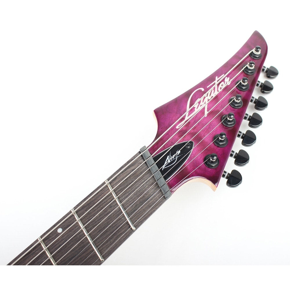 Legator Ninja R 200-SE Fanned-Fret 7-String Electric Guitar - Purple Burl