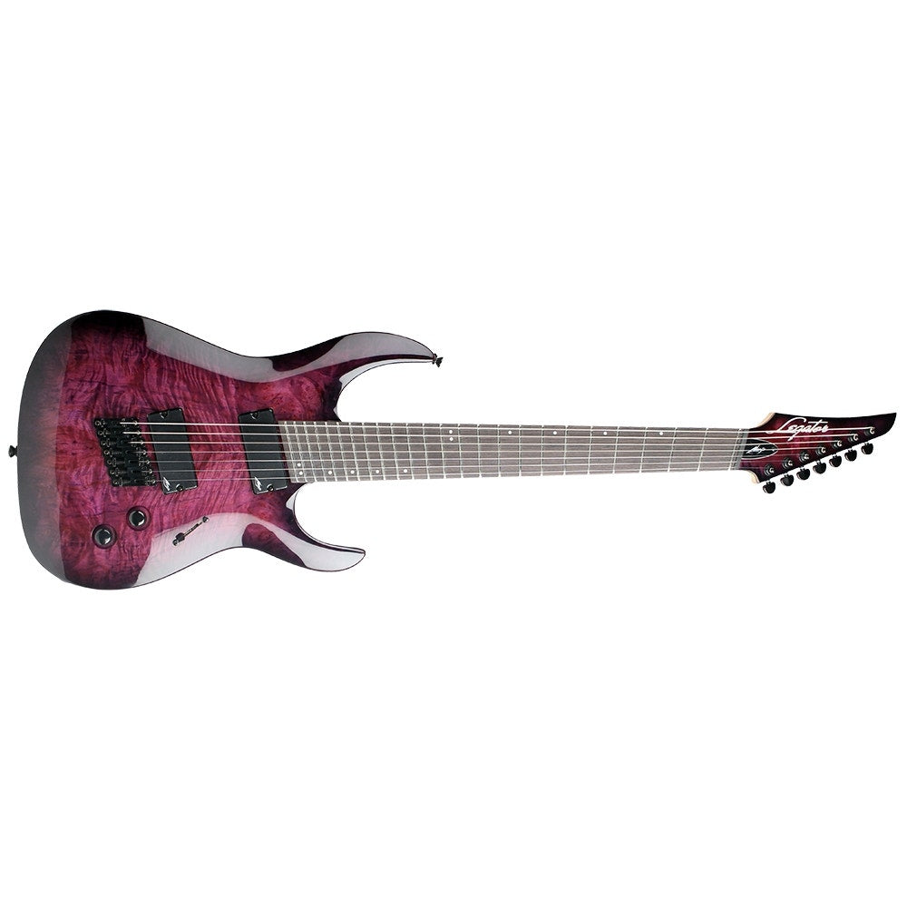Legator Ninja R 200-SE Fanned-Fret 7-String Electric Guitar - Purple Burl