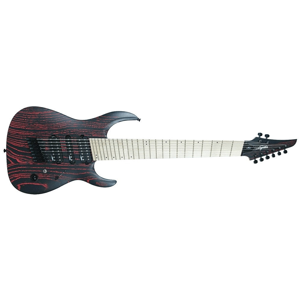 Legator Ninja NRFA Fanned Fret 8-String Electric Guitar - Washed Scarlett