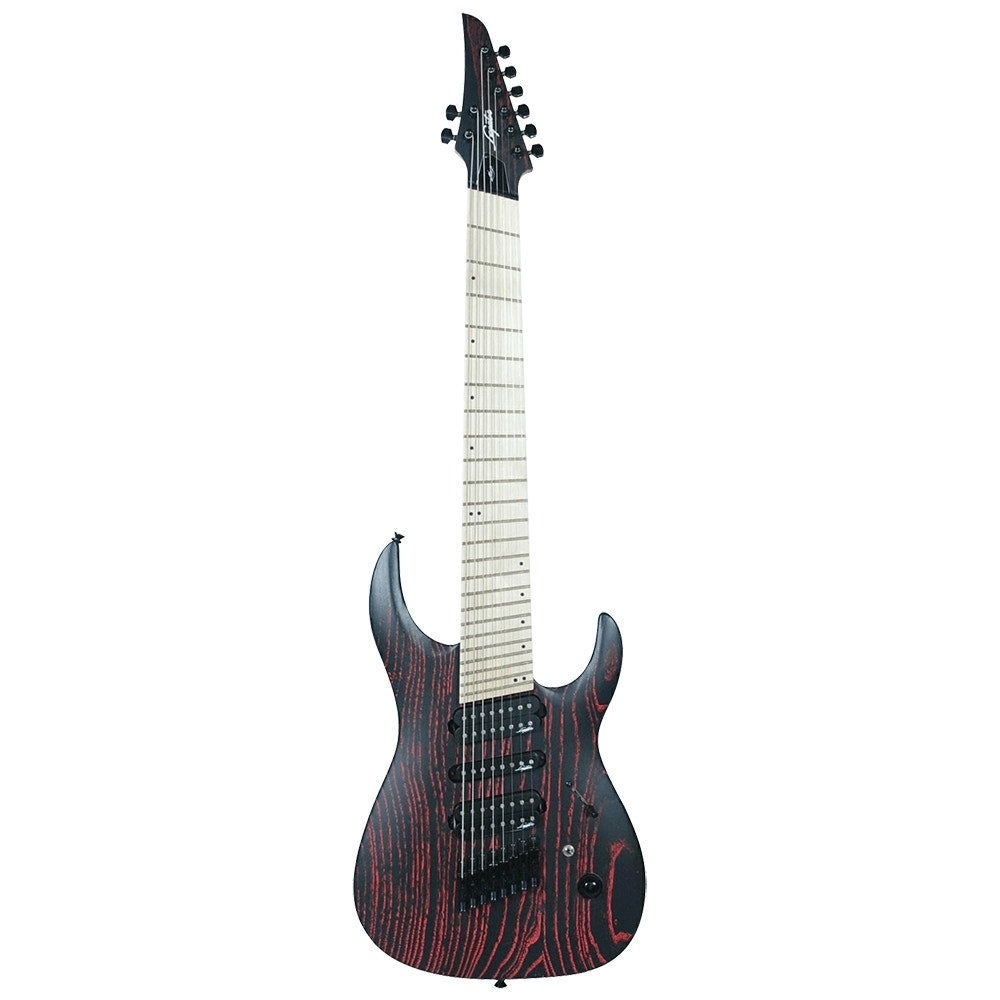 Legator Ninja NRFA Fanned Fret 8-String Electric Guitar - Washed Scarlett