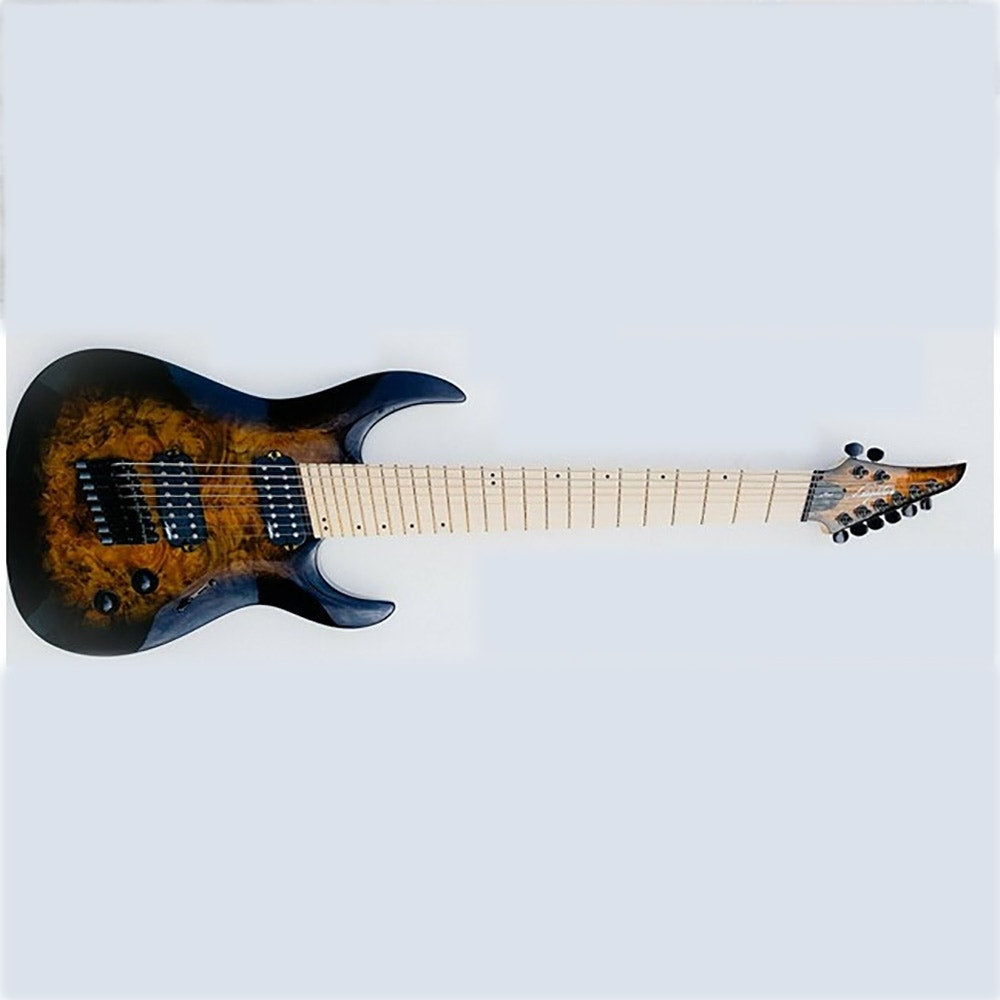 Legator Ninja R 200 Multi-Scale 8-String Electric Guitar, Maple Fingerboard - Charcoal Burl