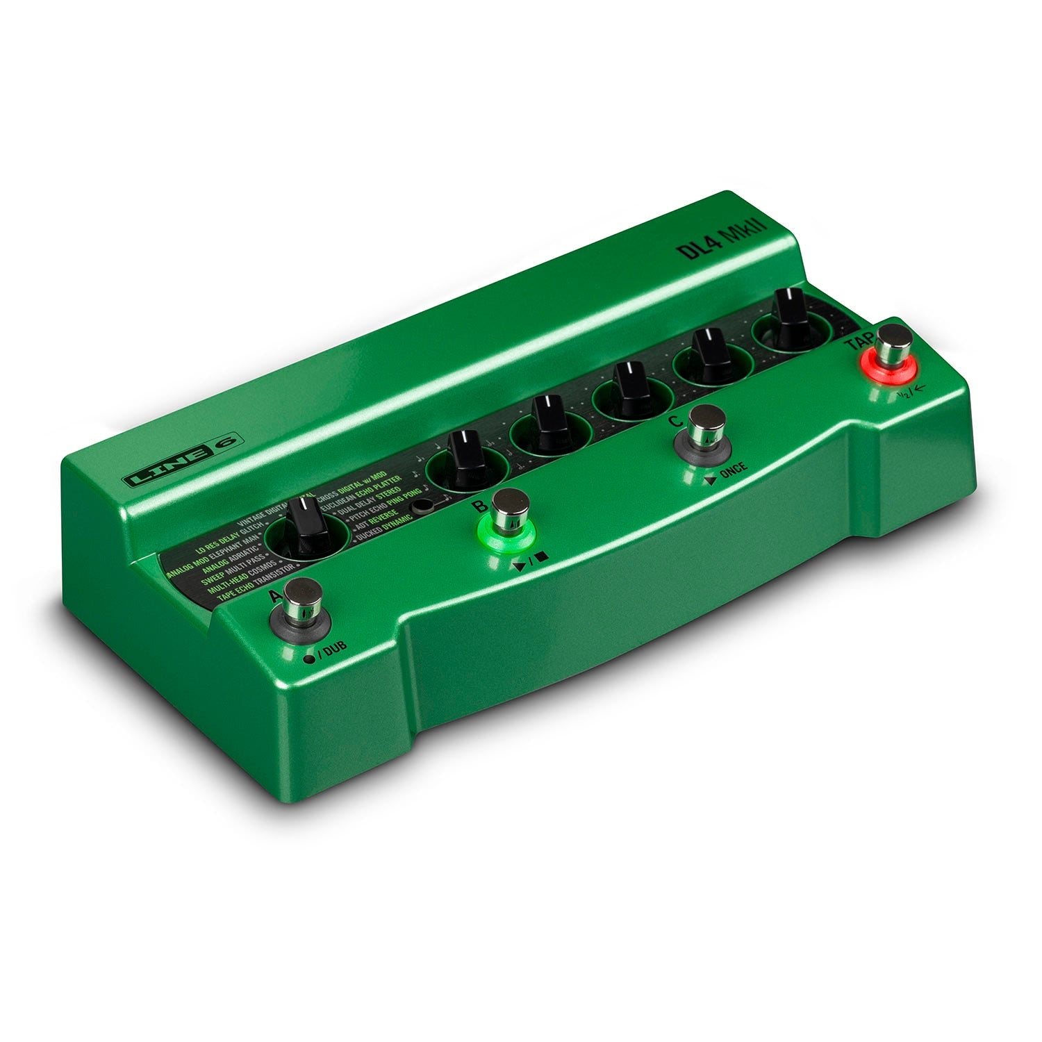Line 6 DL4 MkII Little Green Time Machine Delay Modeler Guitar Effects Pedal