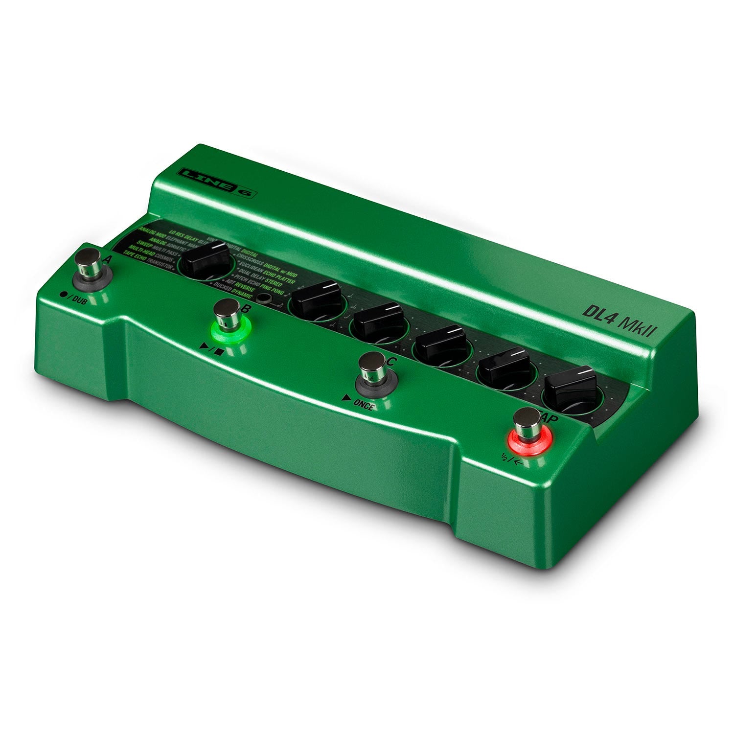 Line 6 DL4 MkII Little Green Time Machine Delay Modeler Guitar Effects Pedal