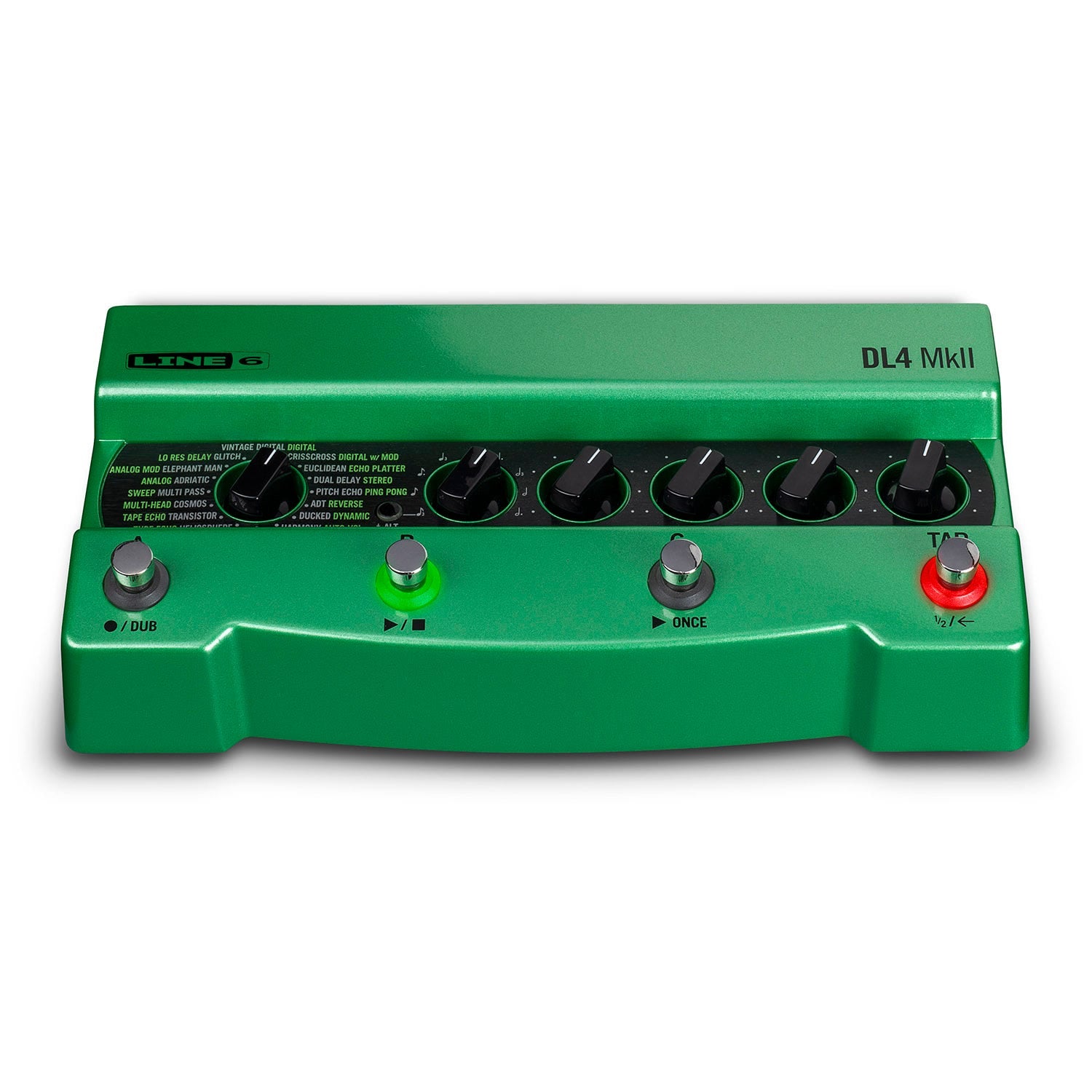 Line 6 DL4 MkII Little Green Time Machine Delay Modeler Guitar Effects Pedal
