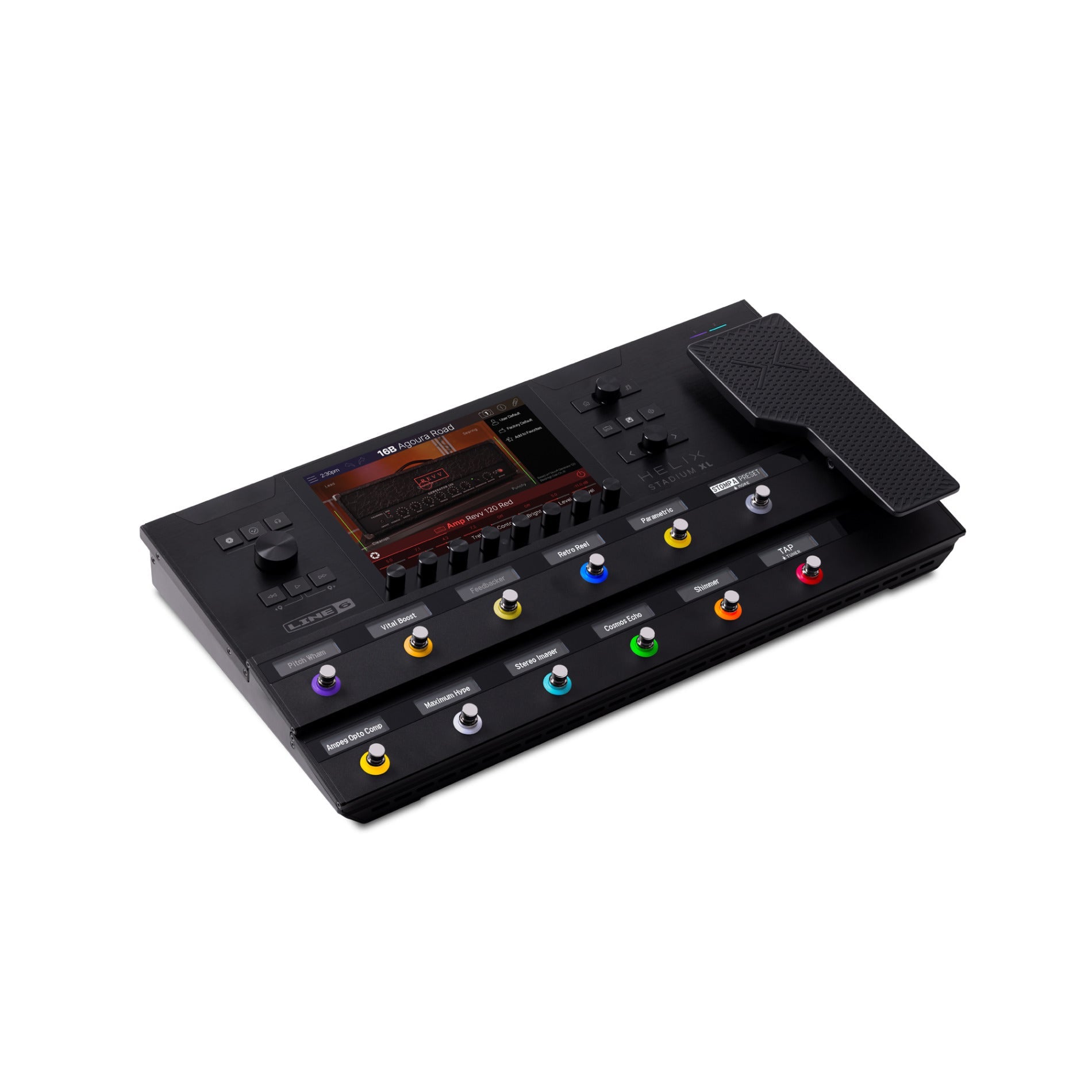 Line 6 Helix Stadium XL Floor Flagship DSP Guitar / Bass Amp Modeler & Multi-Effects Processor Workstation with Expression Pedal
