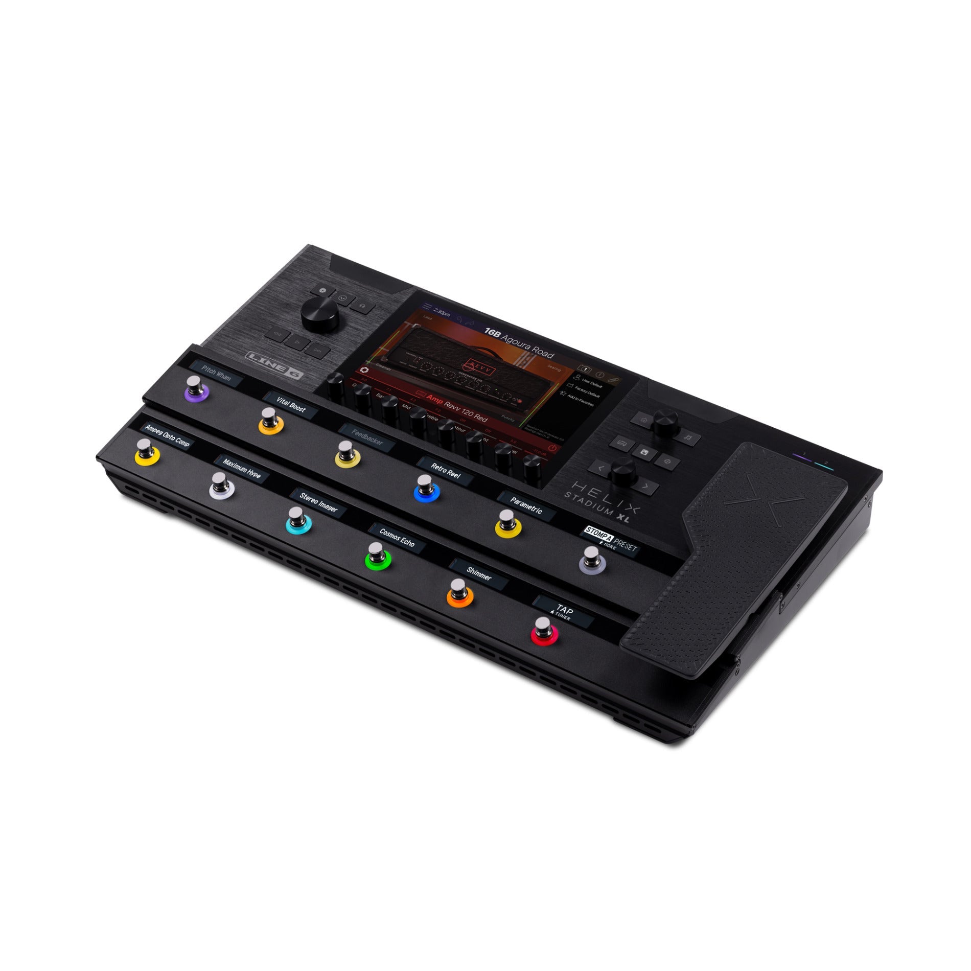 Line 6 Helix Stadium XL Floor Flagship DSP Guitar / Bass Amp Modeler & Multi-Effects Processor Workstation with Expression Pedal