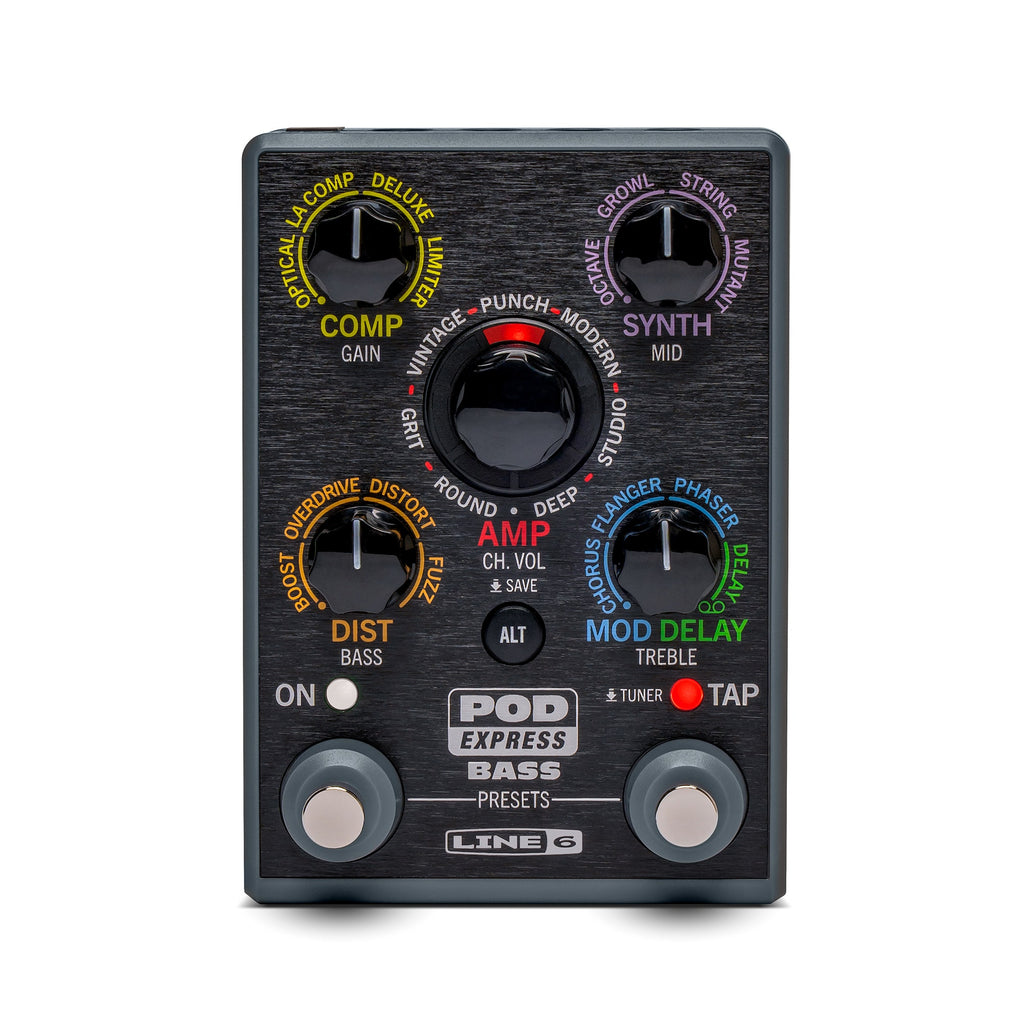 Line 6 POD Express Bass Portable Amp & Effects Processor Pedal