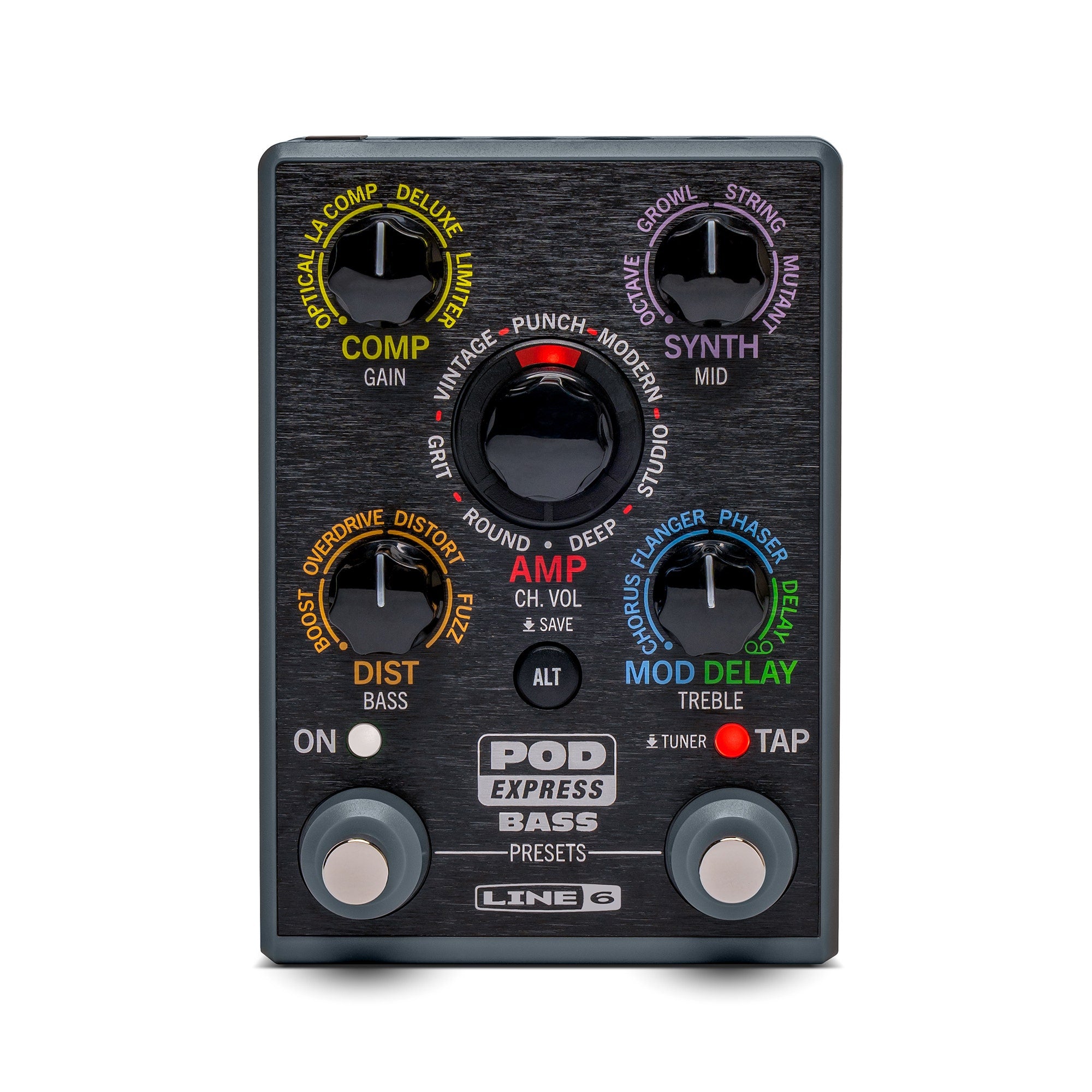 Line 6 POD Express Bass Portable Amp & Effects Processor Pedal