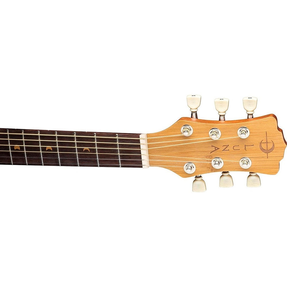 Luna Safari Bamboo Travel Acoustic Guitar with Gig Bag