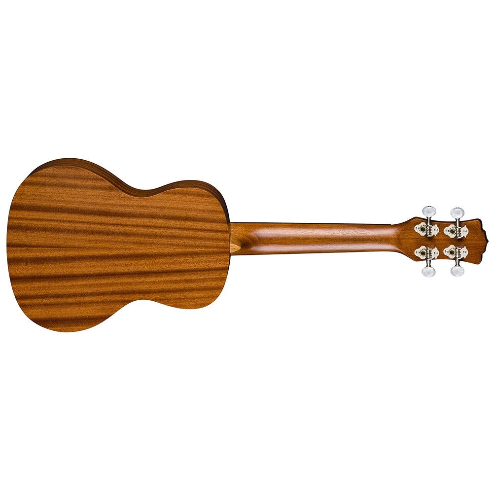 Luna UKE TC SPR Uke Tattoo Concert Ukulele, Spruce Top, Gig Bag