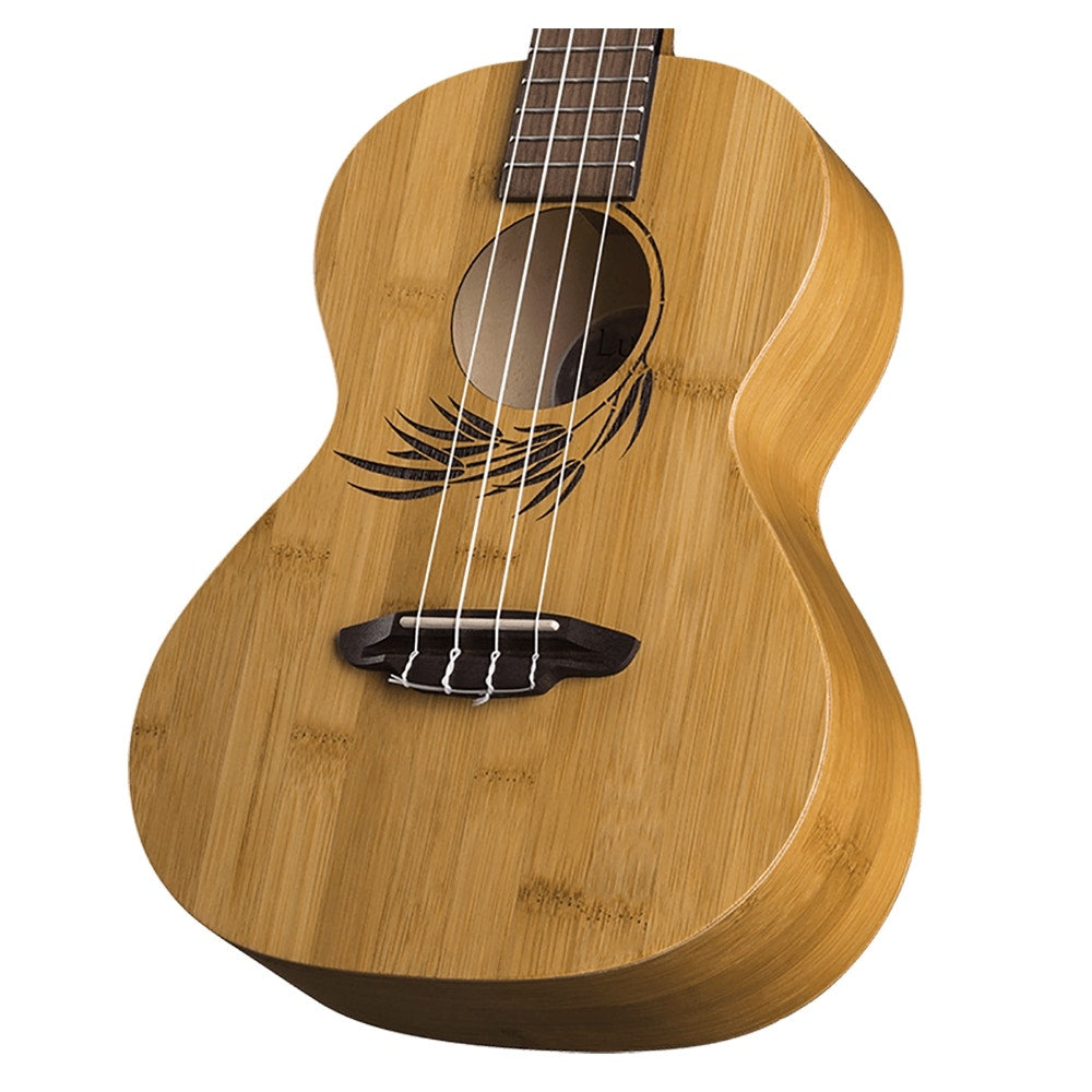 Luna Uke Bamboo Tenor Ukulele with Gig Bag