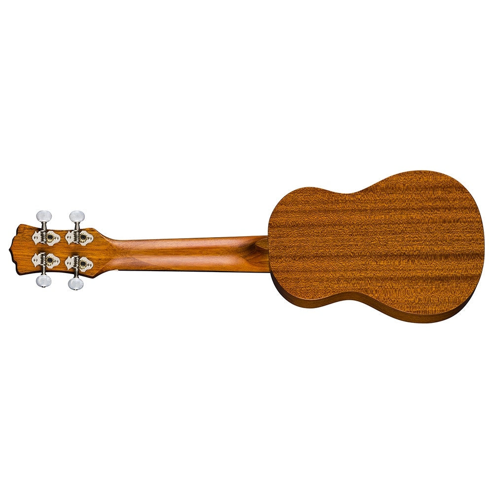 Luna Uke HONU Turtle Spruce Ukulele, Soprano, with Gig Bag
