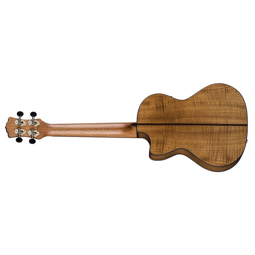 Luna Uke High Tide Acoustic-Electric Koa Ukulele, Tenor