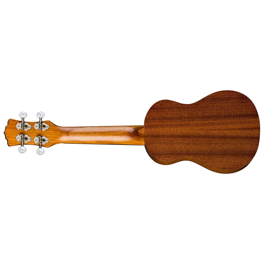 Luna Uke MALUHIA Peace Ukulele, Soprano, with Gig Bag - Mahogany