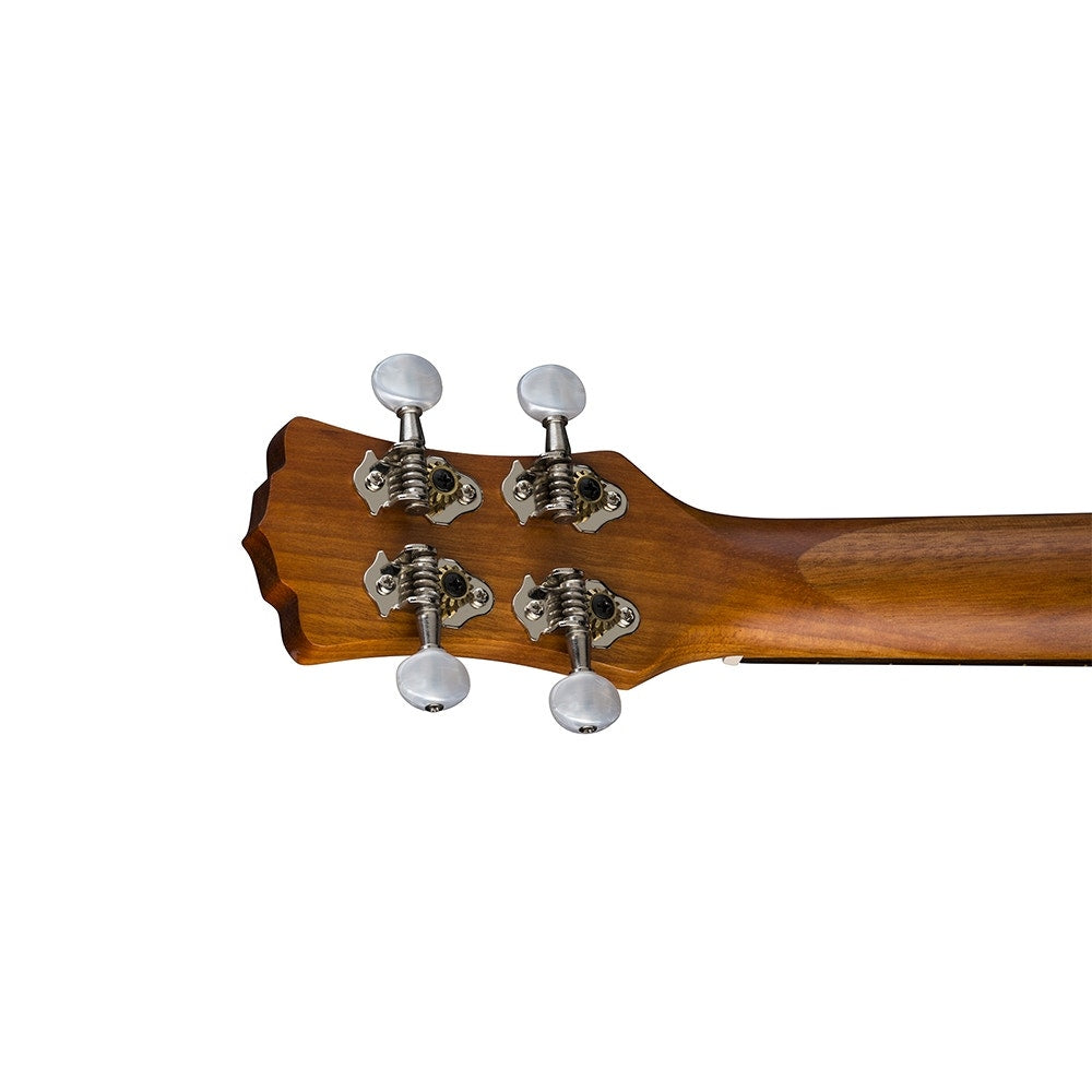Luna Uke MALUHIA Peace Ukulele, Soprano, with Gig Bag - Mahogany