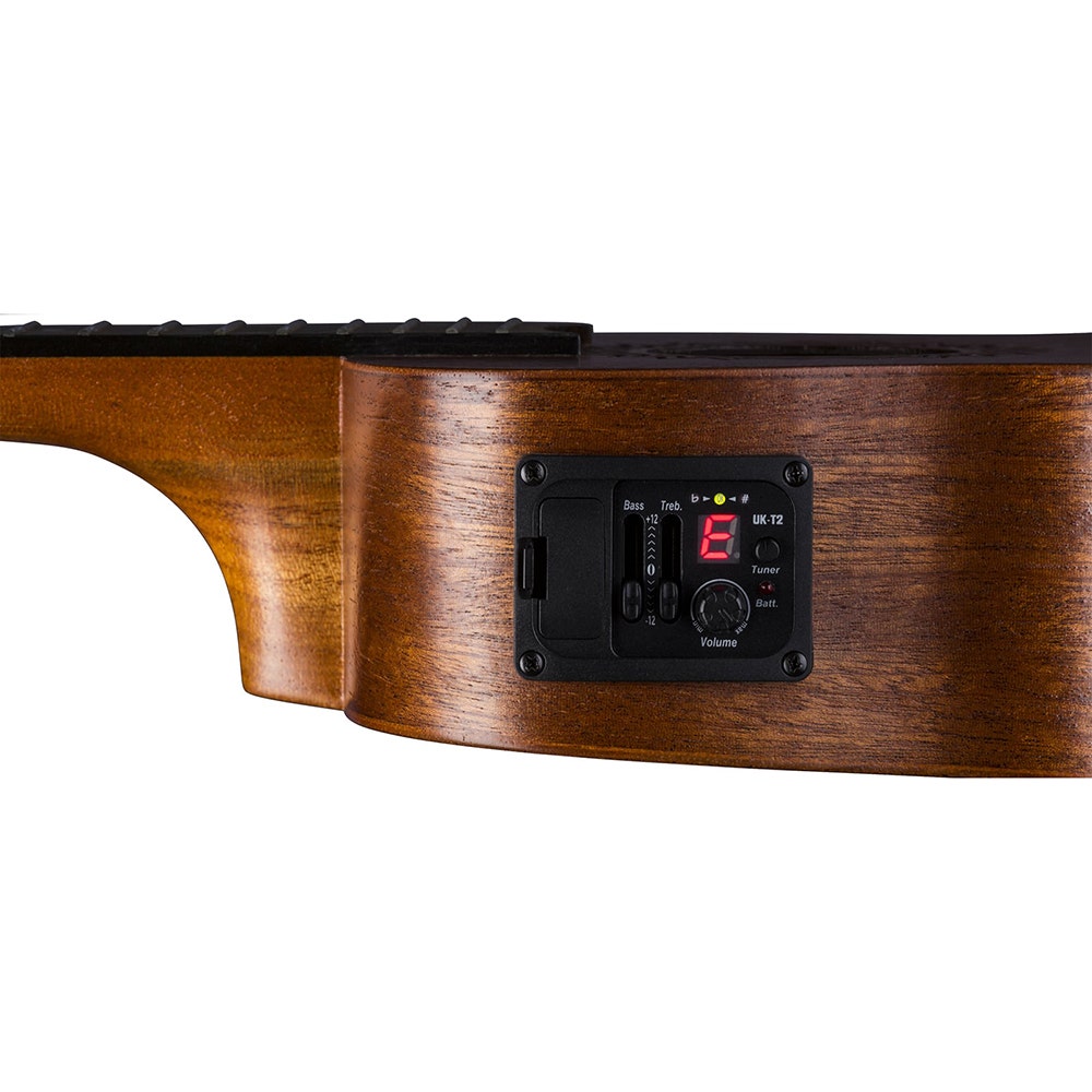 Luna UKE VMC EL Vintage Mahogany Ukulele with Preamp - Concert