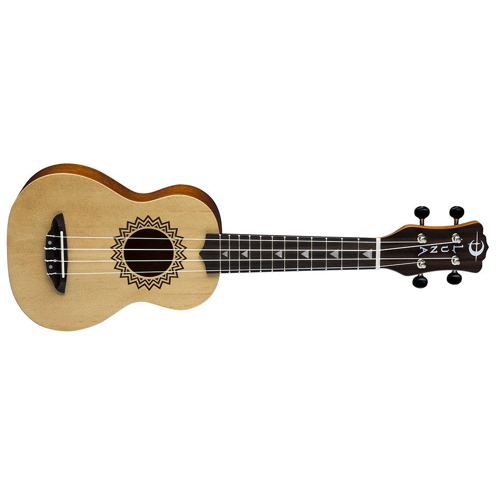 Luna Uke Vintage Spruce Ukulele, Soprano