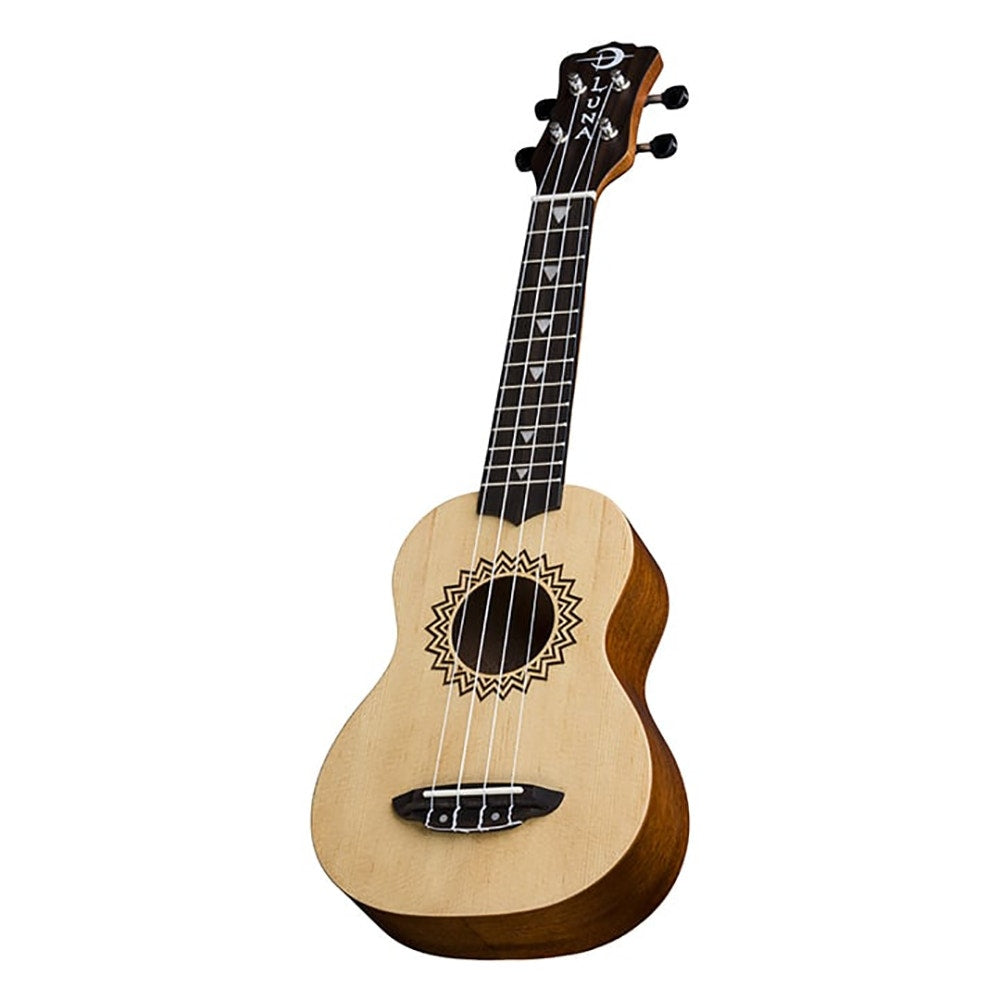 Luna Uke Vintage Spruce Ukulele, Soprano