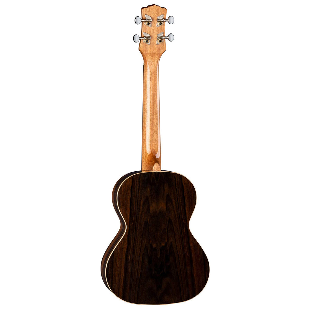 Luna UKE ZIRI T Tenor Uke Ukulele w/ Gig Bag, All Ziricote Body, Black Walnut Fretboard