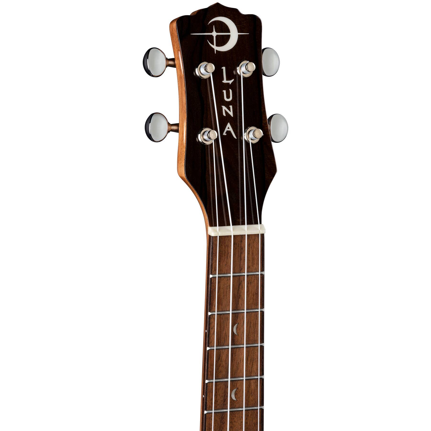 Luna UKE ZIRI T Tenor Uke Ukulele w/ Gig Bag, All Ziricote Body, Black Walnut Fretboard