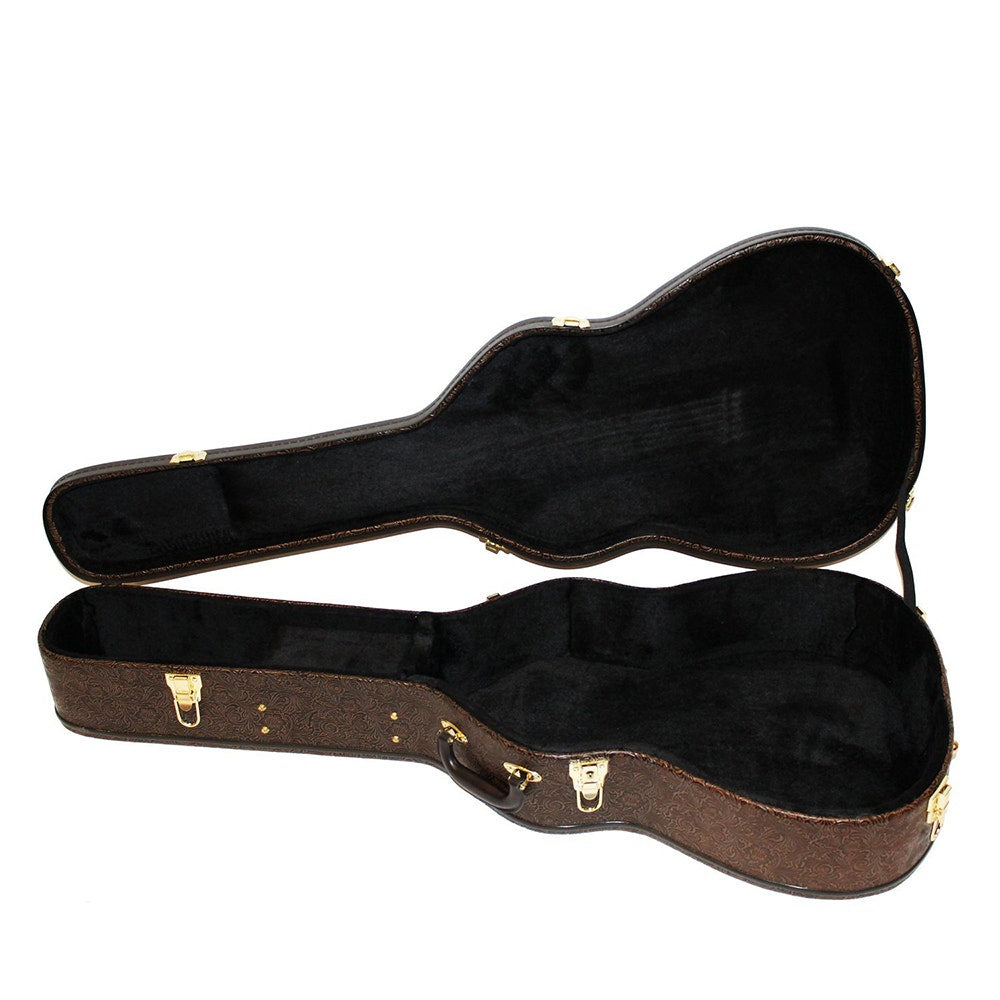 Luna ART NOUVEAU Vista Eagle Grand Auditorium Acoustic-Electric Guitar with Hard Case