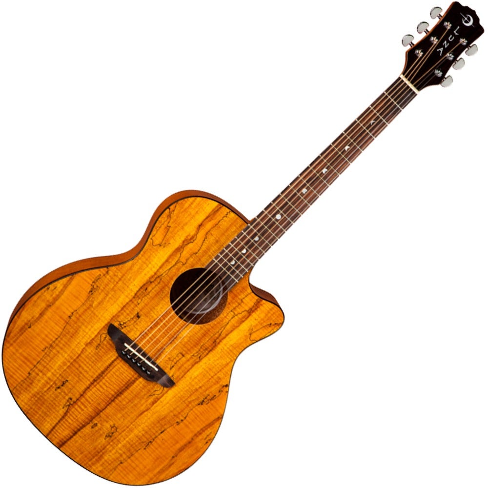Luna Gypsy Series Spalt Laminate Topped Grand Concert Acoustic Guitar