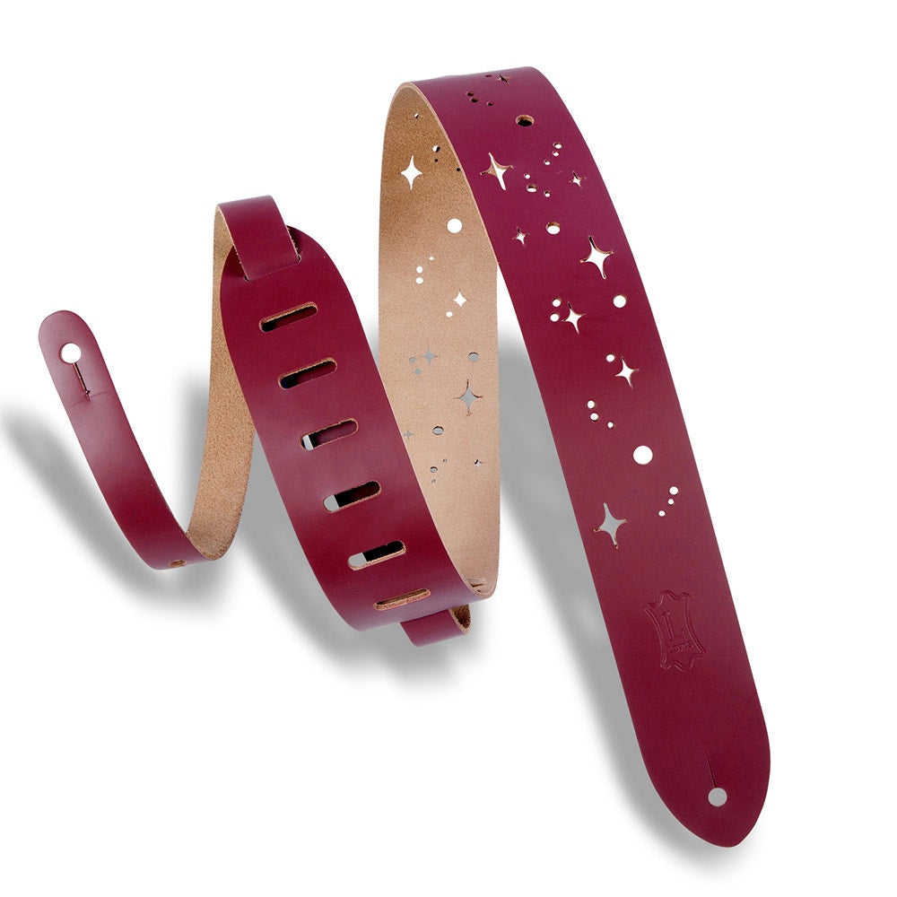 Levy's Leathers M12GSC-BRG Classics Series Galaxy Punch Out Guitar Bass Strap