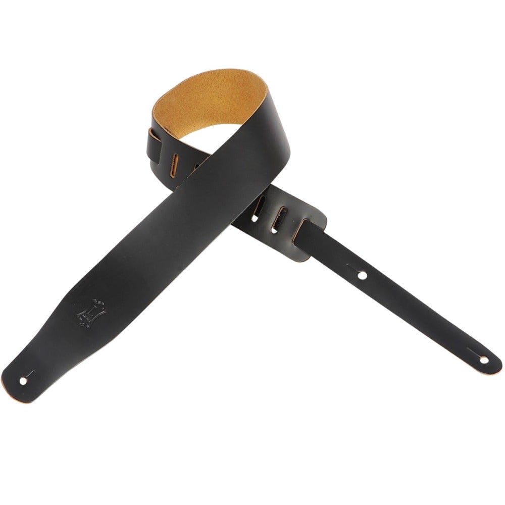 Levy's M26 2½" Leather Guitar Strap Black