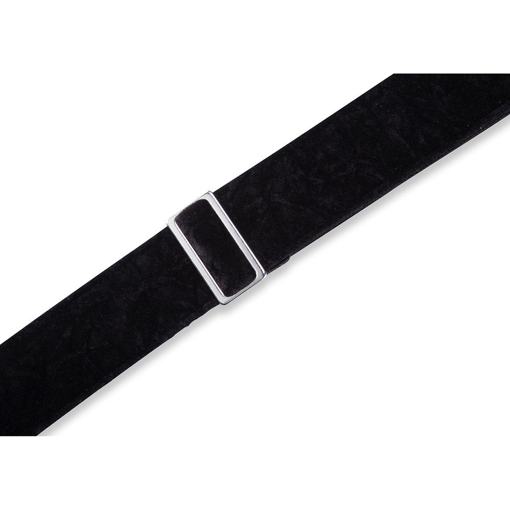 Levy's Leathers M7VC-BLK Textures Series Velvet Guitar Strap