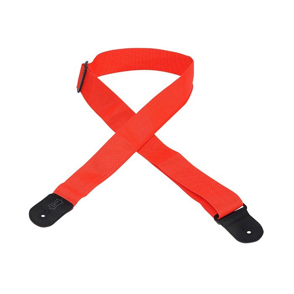 Levy's M8POLY 2" Polypropylene Guitar Strap - Red
