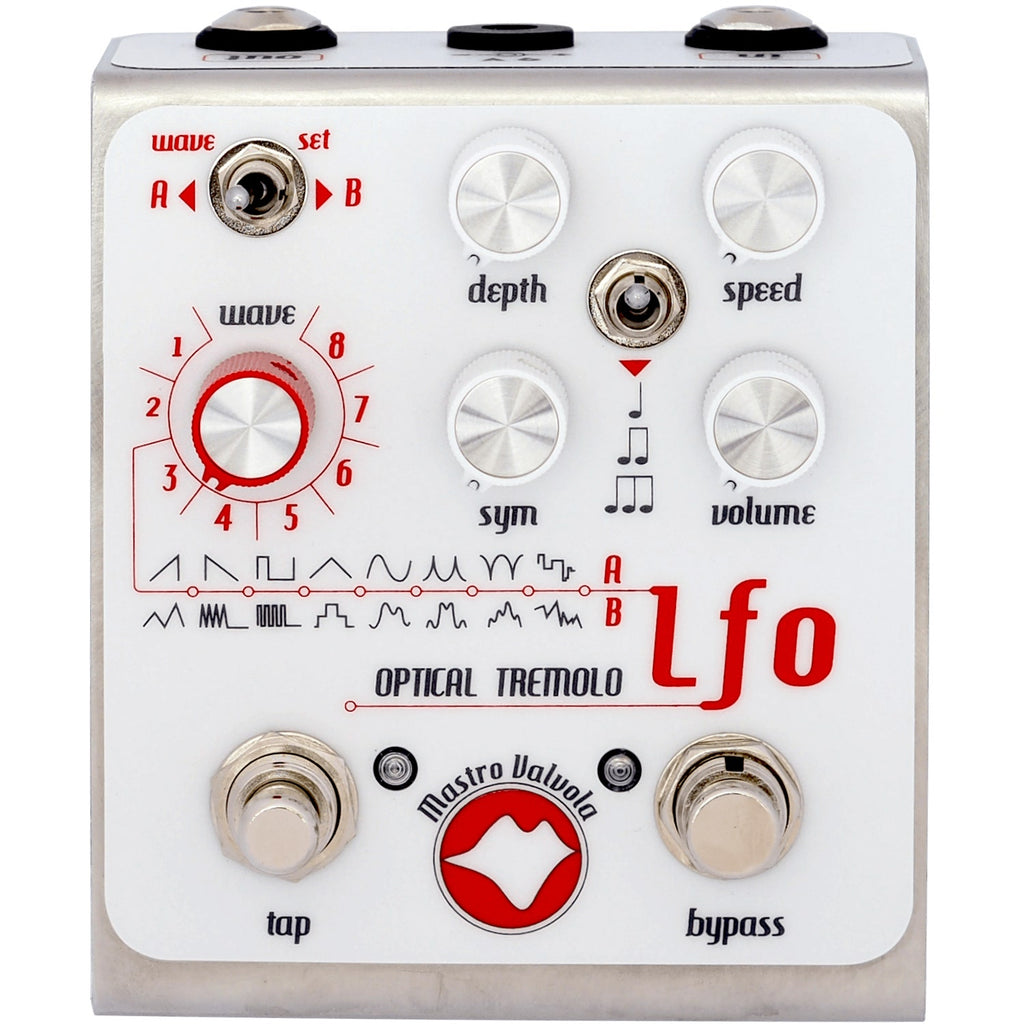 Mastro Valvola LFO Optical Tremolo Pedal for Guitar, Bass, or Keys