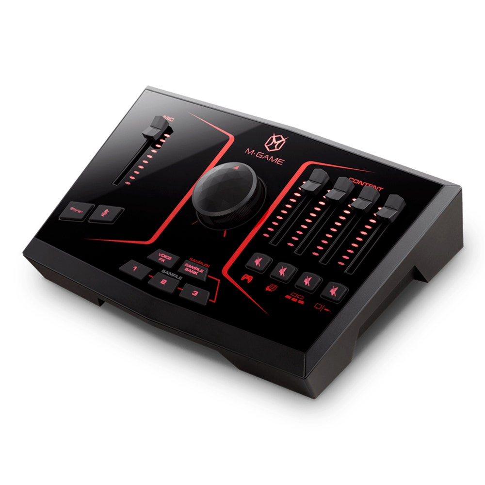 M-Audio M-Game Solo USB Streaming Interface w/ Voice Effects, LED Lighting
