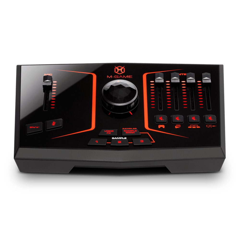 M-Audio M-Game Solo USB Streaming Interface w/ Voice Effects, LED Lighting