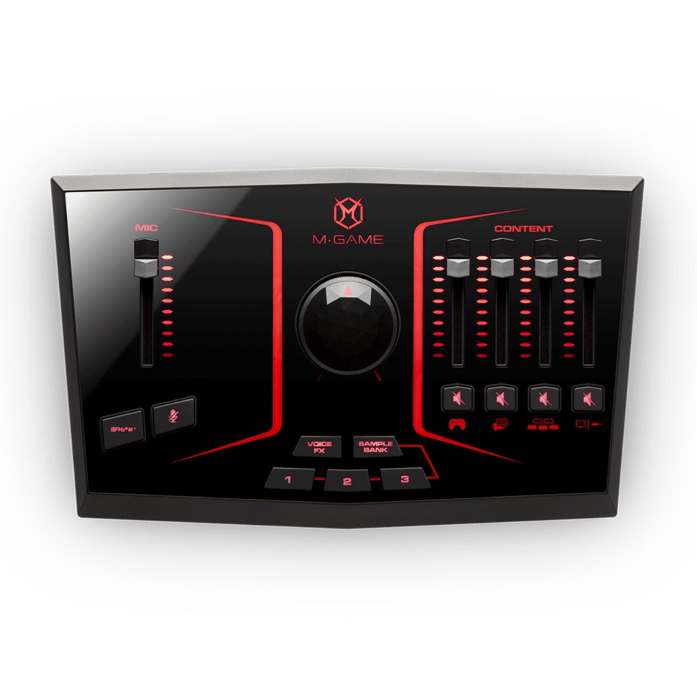 M-Audio M-Game Solo USB Streaming Interface w/ Voice Effects, LED Lighting