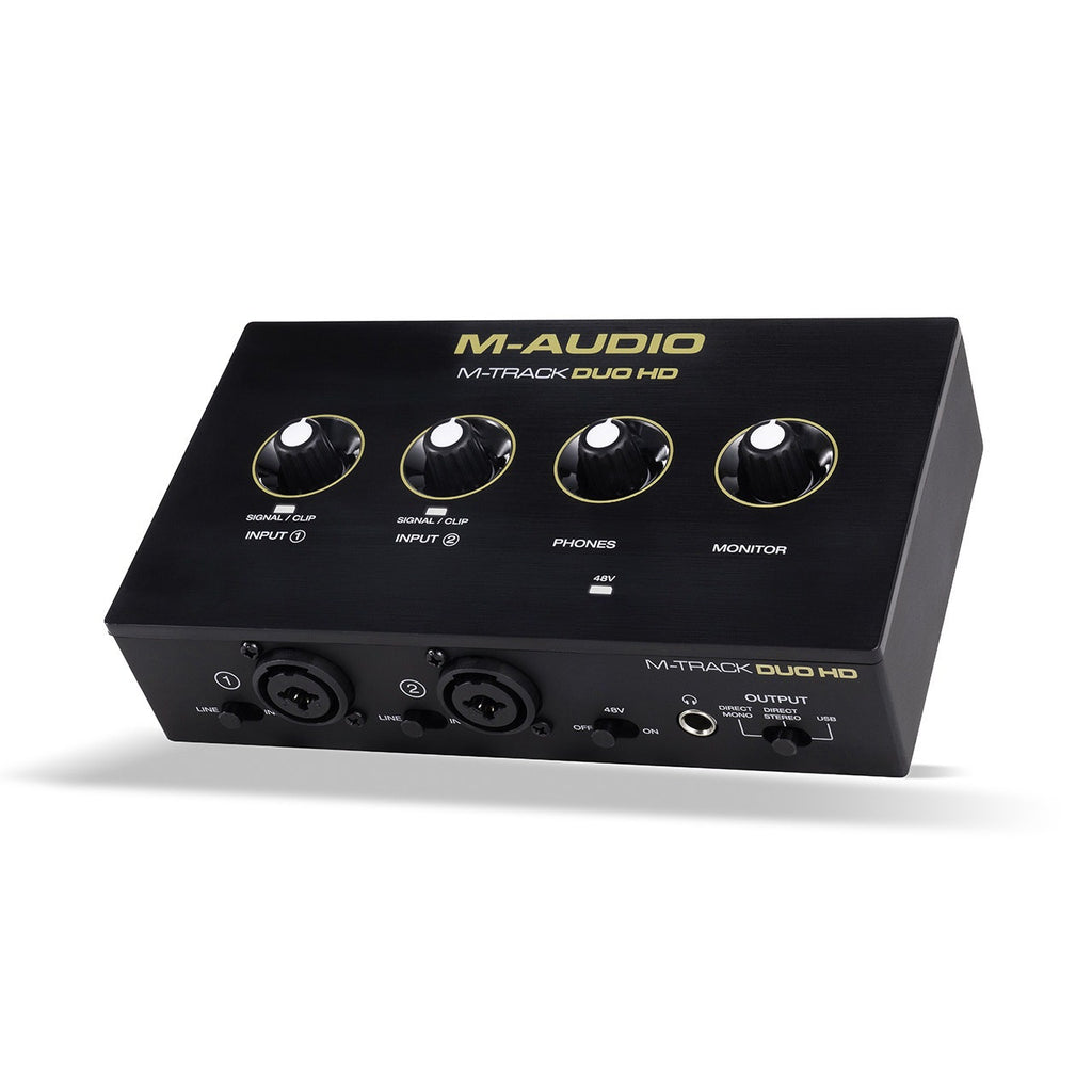 M-Audio M-Track Duo HD 2-In / 2-Out USB-C Audio Interface with 2 Combo Inputs