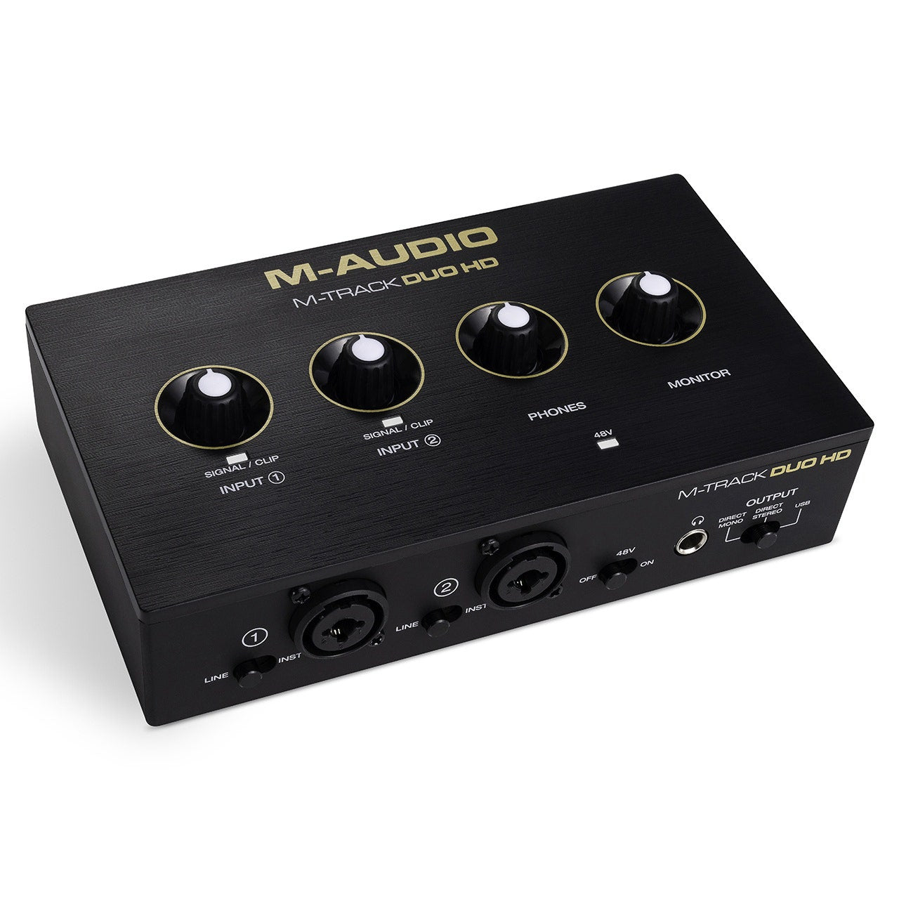 M-Audio M-Track Duo HD 2-In / 2-Out USB-C Audio Interface with 2 Combo Inputs