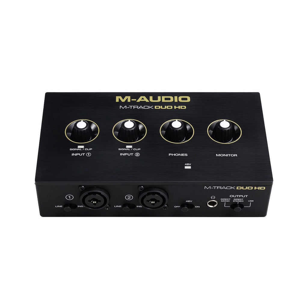 M-Audio M-Track Duo HD 2-In / 2-Out USB-C Audio Interface with 2 Combo Inputs