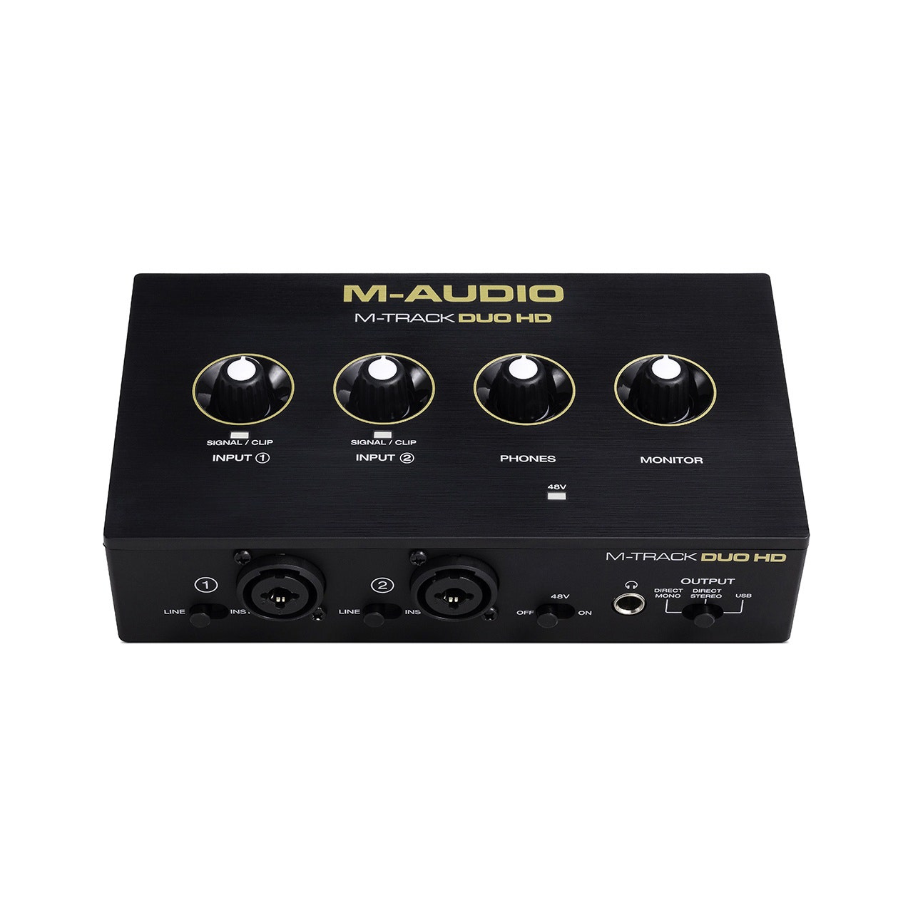 M-Audio M-Track Duo HD 2-In / 2-Out USB-C Audio Interface with 2 Combo Inputs