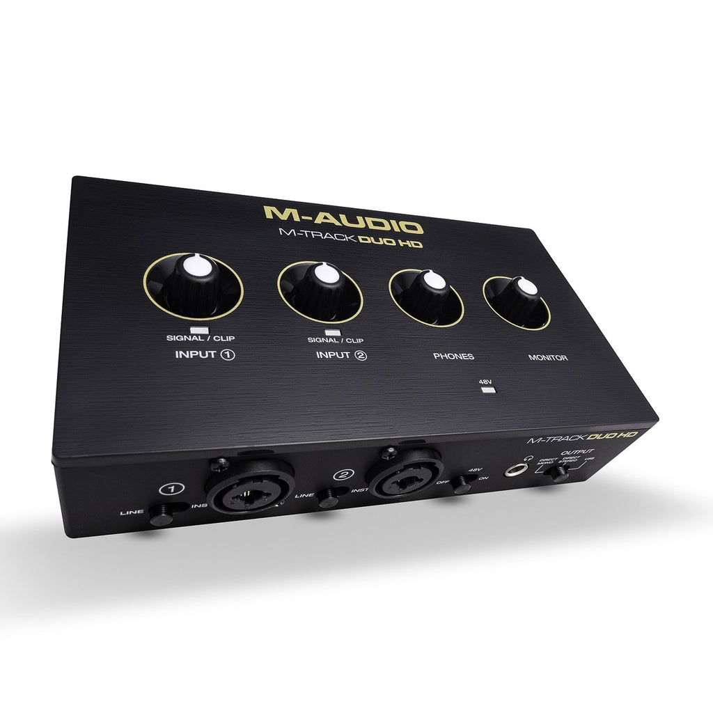 M-Audio M-Track Duo HD 2-In / 2-Out USB-C Audio Interface with 2 Combo Inputs