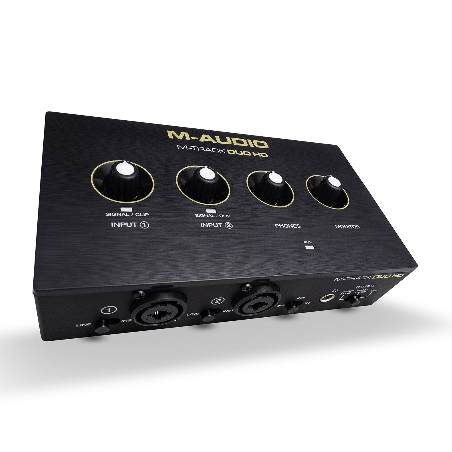 M-Audio M-Track Duo HD 2-In / 2-Out USB-C Audio Interface with 2 Combo Inputs