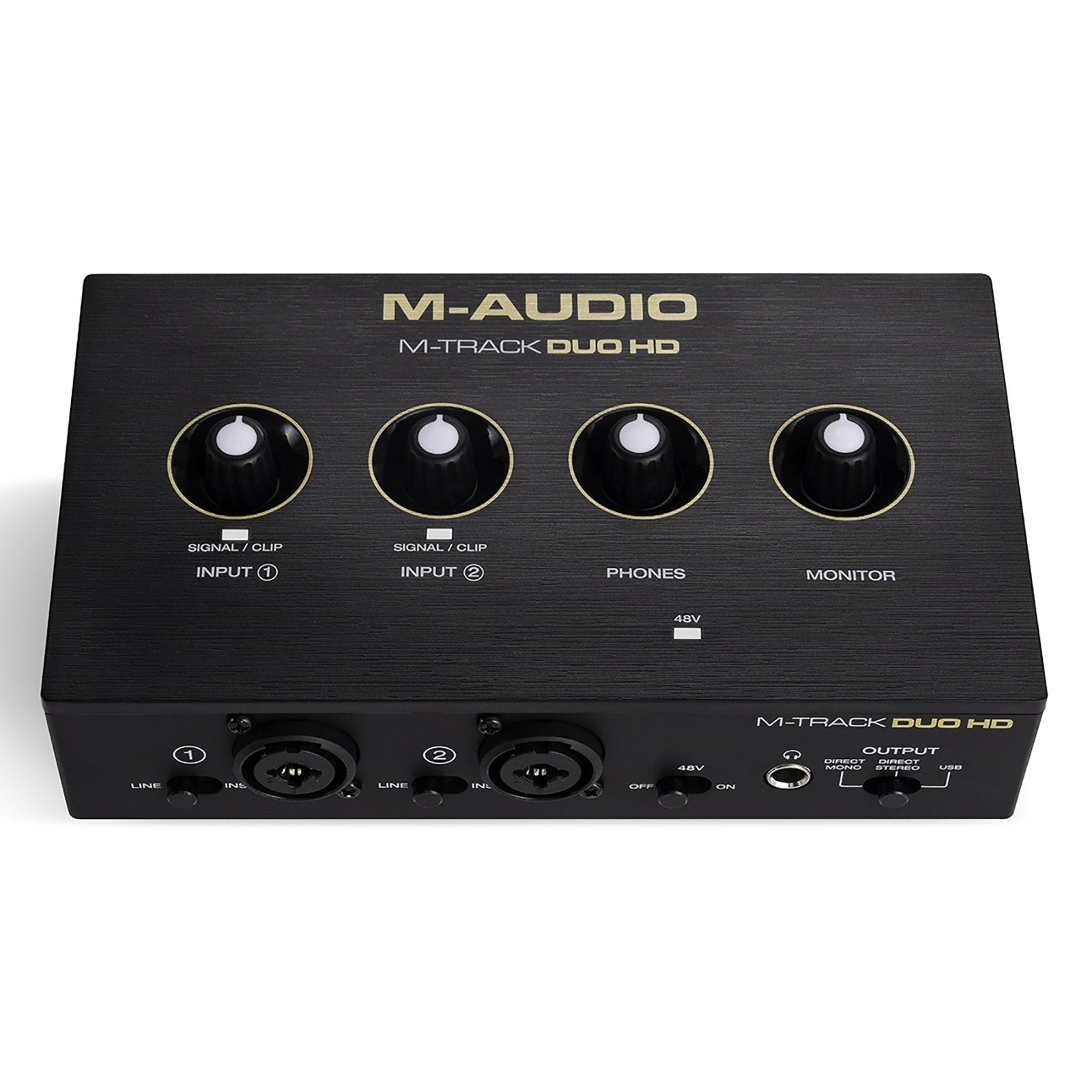 M-Audio M-Track Duo HD USB-C Audio Interface & HDH41 Monitoring Headphones Producer Pack