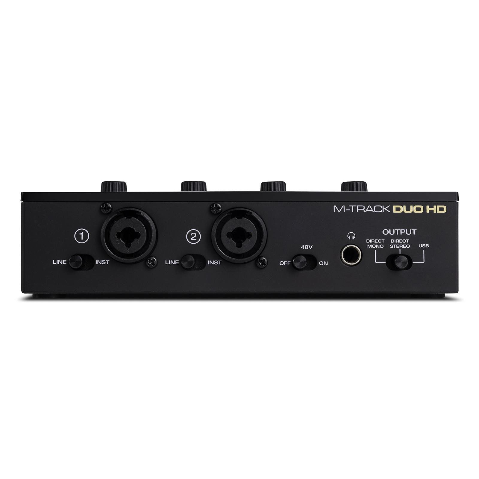 M-Audio M-Track Duo HD USB-C Audio Interface & HDH41 Monitoring Headphones Producer Pack