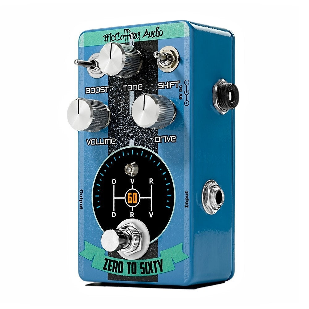 McCaffrey Audio Zero to Sixty Drive Overdrive Guitar Effects Pedal