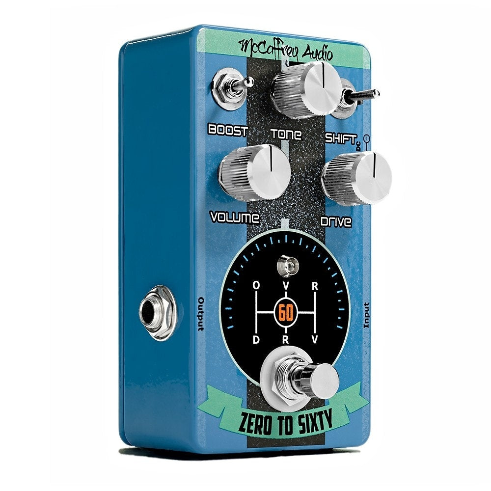 McCaffrey Audio Zero to Sixty Drive Overdrive Guitar Effects Pedal