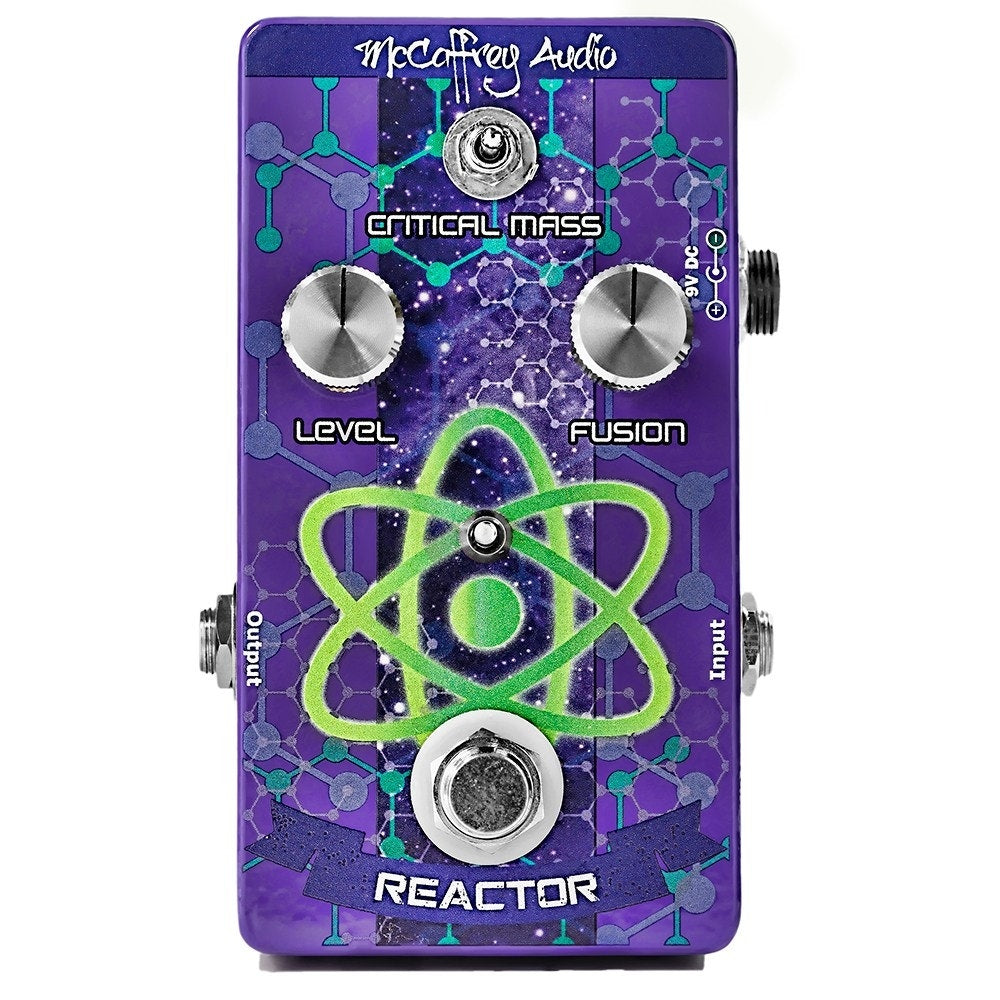 McCaffrey Audio Reactor Boost Compressor Guitar Effects Pedal