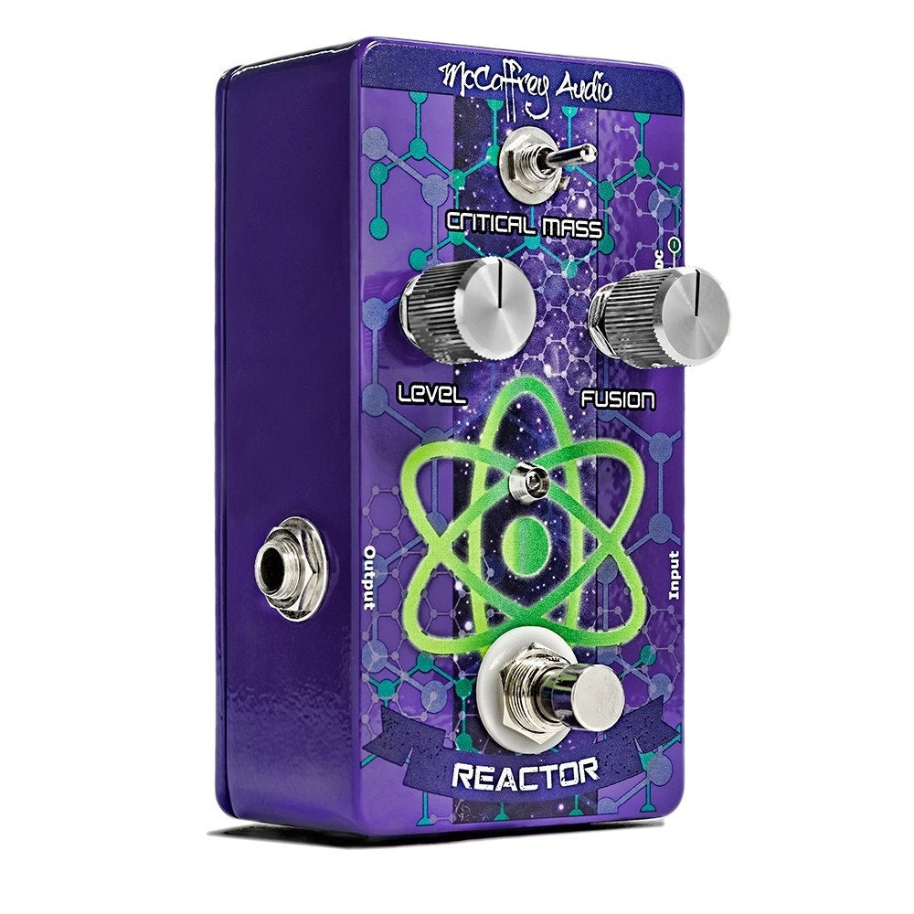 McCaffrey Audio Reactor Boost Compressor Guitar Effects Pedal
