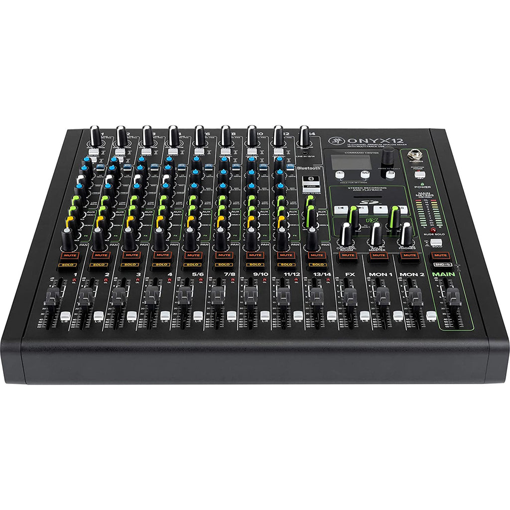 Mackie Onyx12 12-Channel Analog Mixer and Multi-Track USB Interface