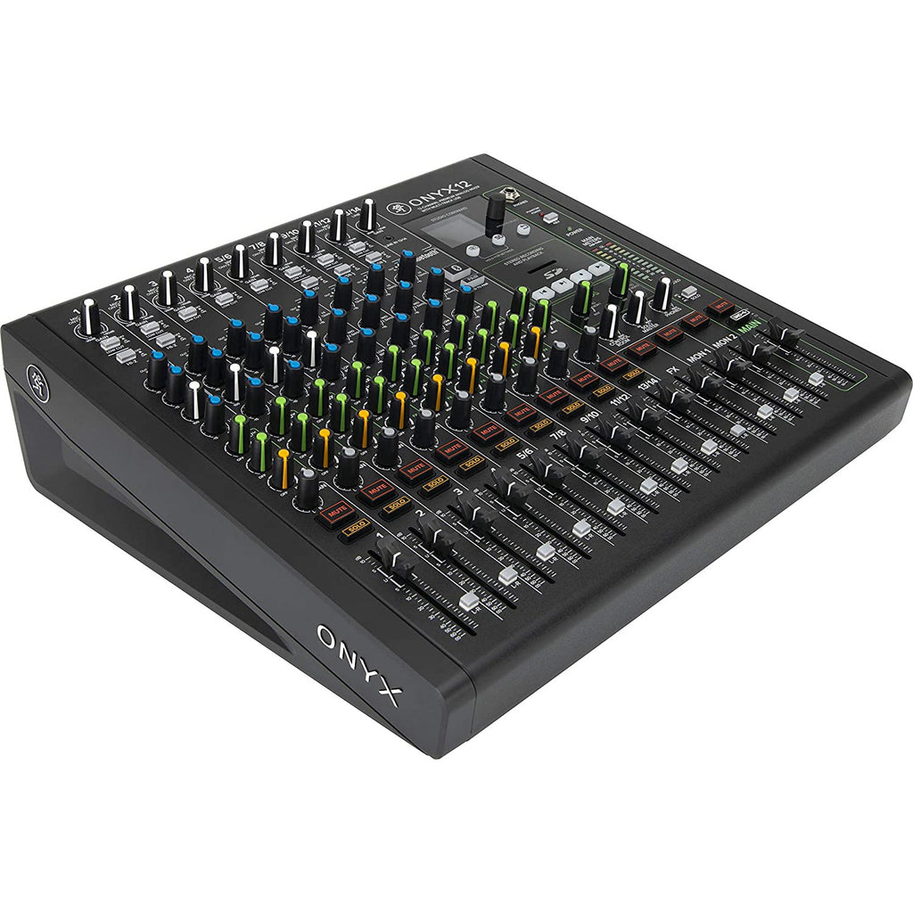 Mackie Onyx12 12-Channel Analog Mixer and Multi-Track USB Interface