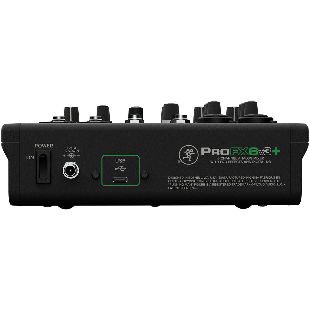 Mackie ProFX6v3+ 6-Channel Analog Mixer with Enhanced FX, USB Recording Modes and Bluetooth